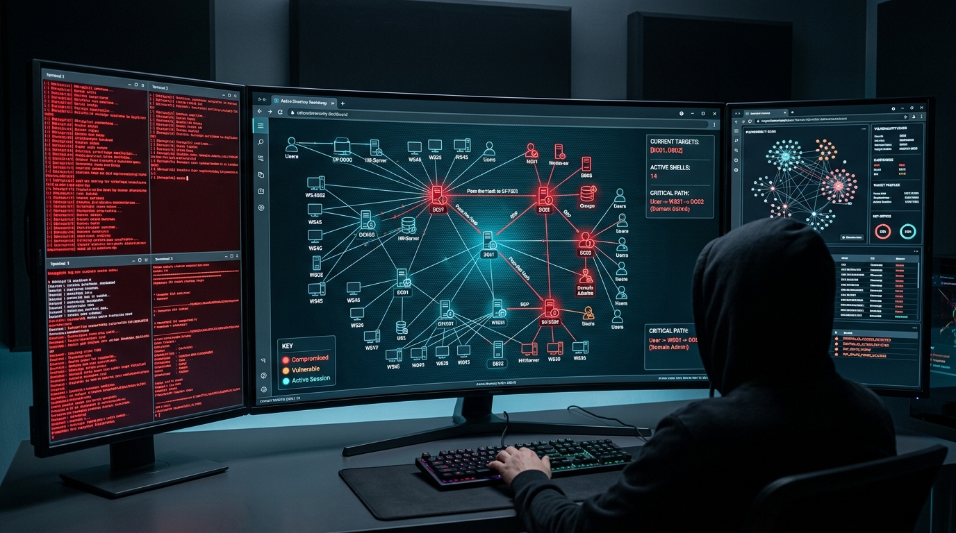 Security assessment network map preview